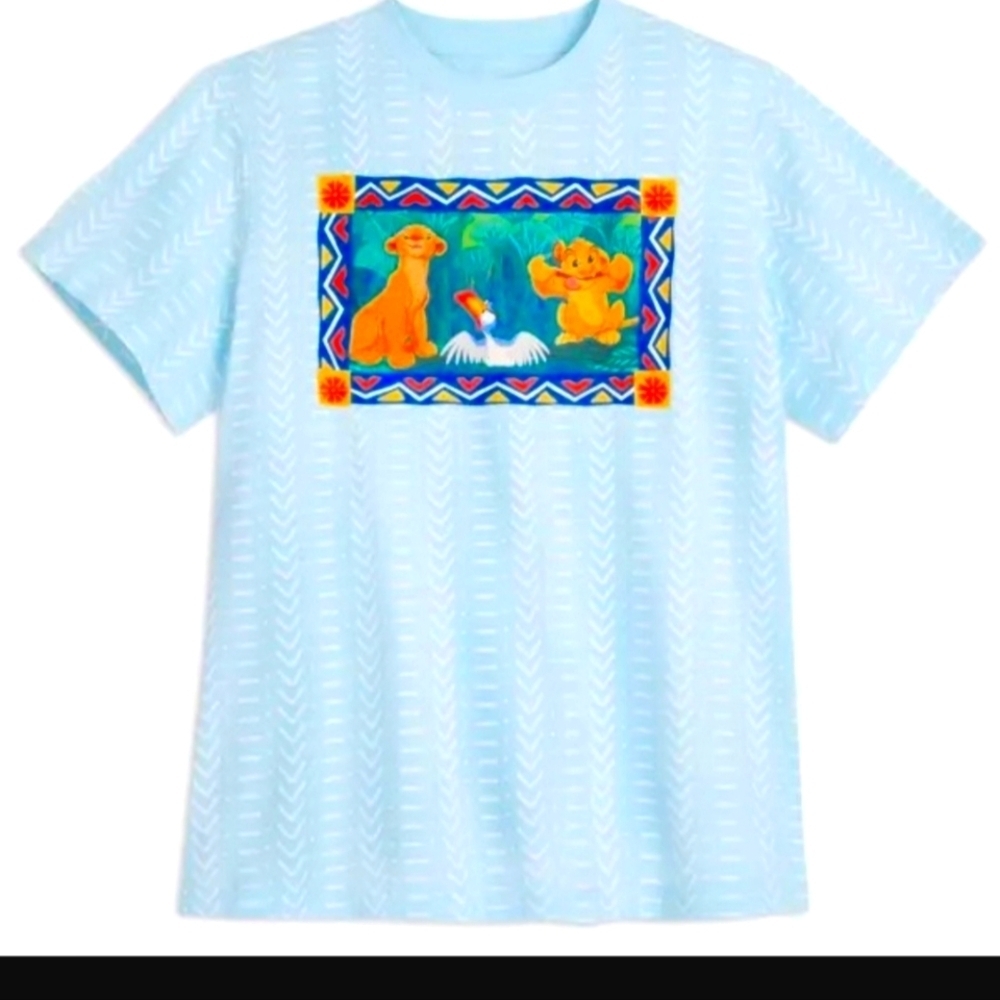 Disney Blue and Green Graphic T-Shirt